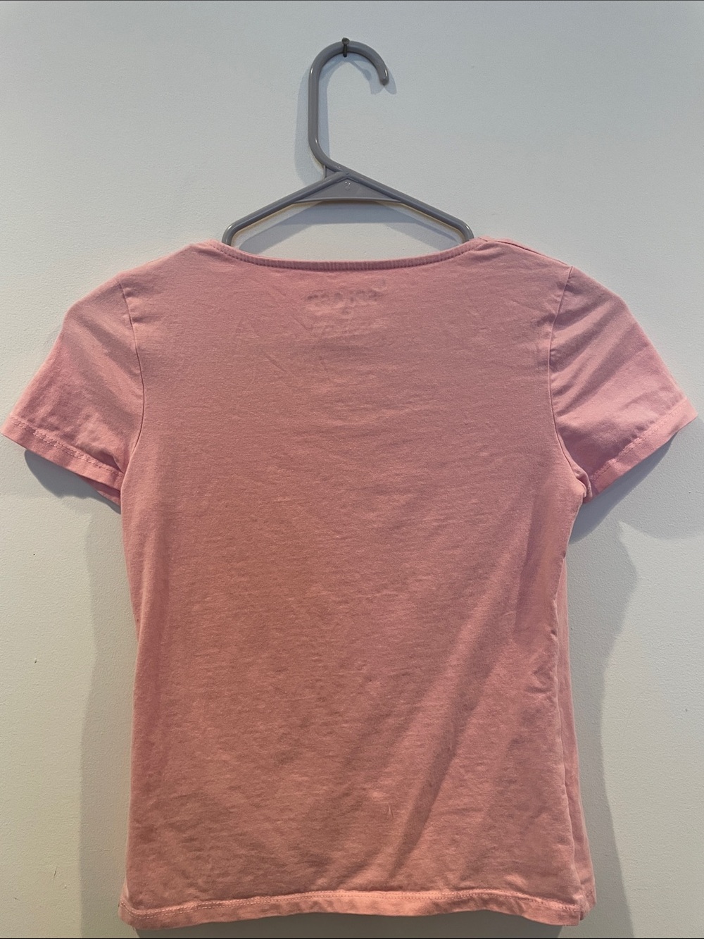 Light Pink Women’s Square Neck Top - Picture 2 of 3